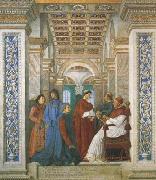 Melozzo da Forli Sixtus IV,his Nephews and his Librarian Palatina (mk08) USA oil painting artist